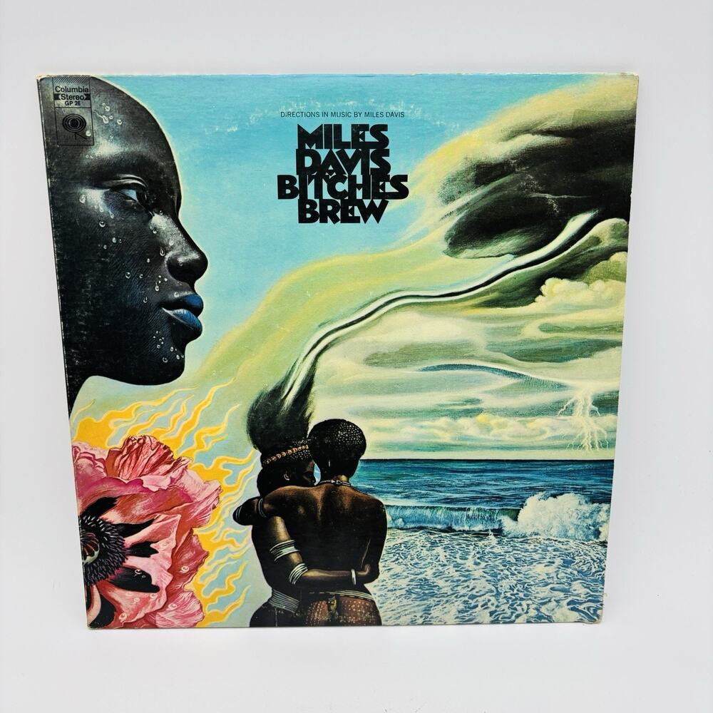 Jazz Miles Davis - Bitches Brew Columbia Vinyl XSM 152412 Tested VG Condition